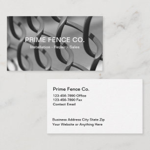 Cartes de visite pour services de construction de