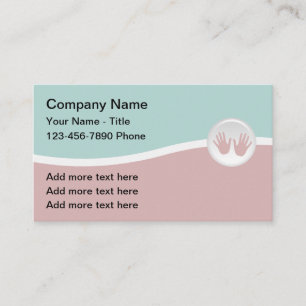 Cartes de visite pour services de massage tendance