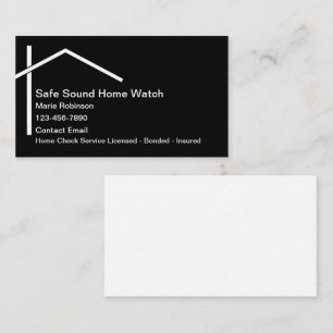 Cartes de visite pour services de surveillance de