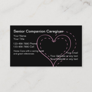 Cartes de visite pour soignants seniors