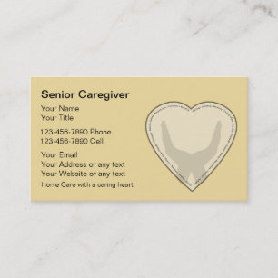Cartes de visite pour soignants seniors
