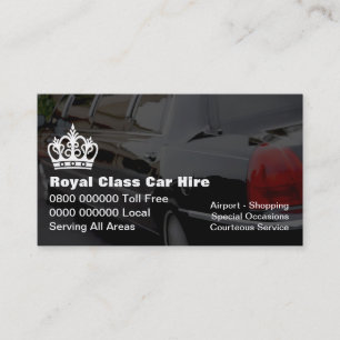 Cartes de visite pour taxi