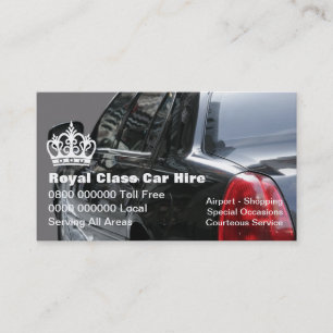 Cartes de visite pour taxi