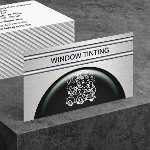 Cartes de visite pour teinturier de vitres automob