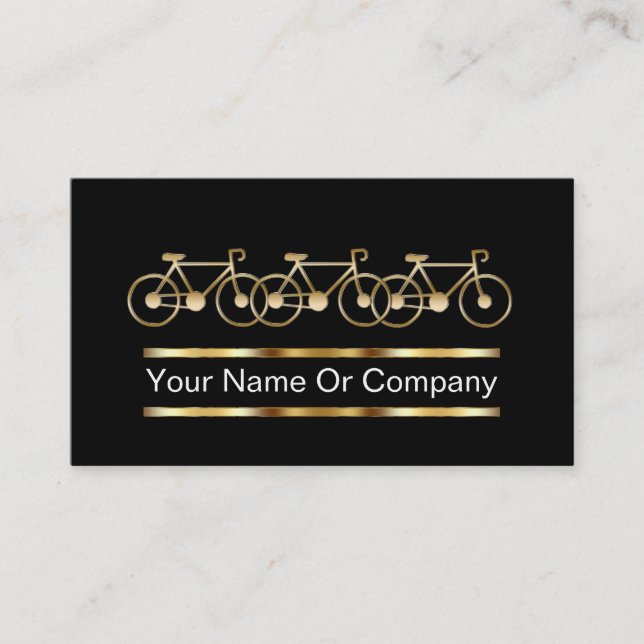 Cartes de visite pour vélos (Devant)