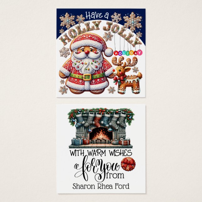 Cartes De Visite PRÉCIEUSE et économe (Devant & derrière)