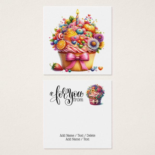 Cartes De Visite PRECIOUS et Thrifty Deuxième version (Devant & derrière)