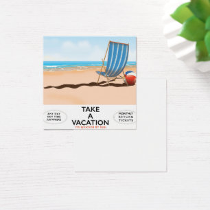 Cartes De Visite Prenez des Vacances