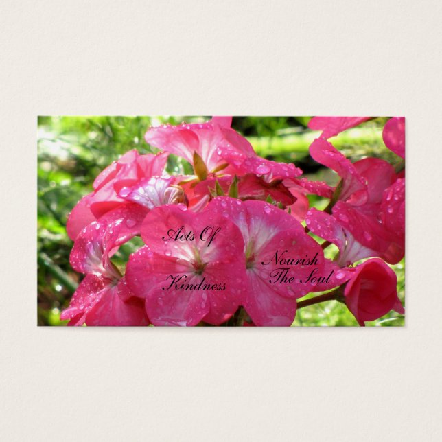 Cartes De Visite Pretty in Pink - Random Acts of Kindness Cards (Devant)
