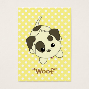Cartes De Visite Prier le chiot
