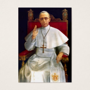 Cartes De Visite Prière-carte du pape Pie XII