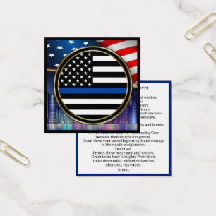 Cartes De Visite Prière d'un policier