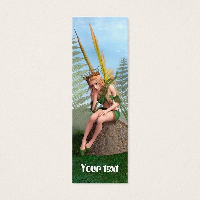 Cartes De Visite Princesse de la forêt, Papillon Fée (Devant)
