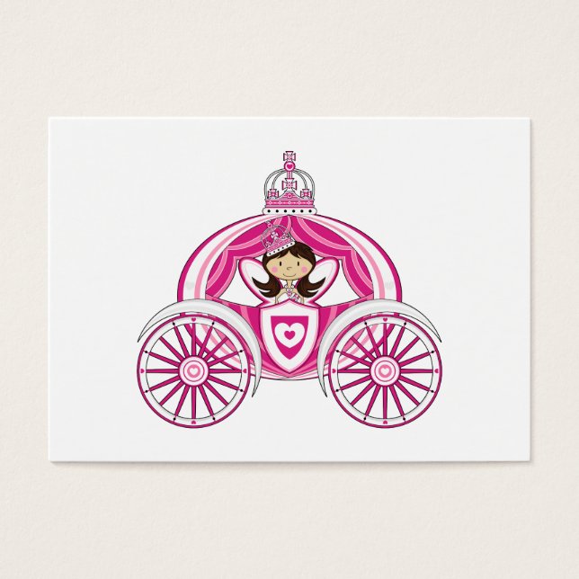 Cartes De Visite Princesse en Royal Carriage Signet (Devant)