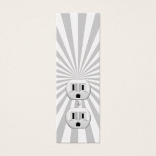 Cartes De Visite Prise Électrique Murale Amusante Personnalisez Cec