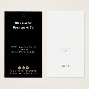 Cartes De Visite Prix de mode noir professionnel