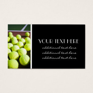 Cartes De Visite Pro de tennis