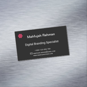 Cartes de visite professionnelles Aimants pour v