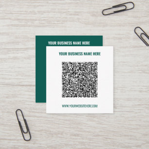 Cartes de visite professionnelles avec code QR pro
