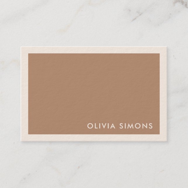 Cartes de visite professionnelles minimalistes (Devant)