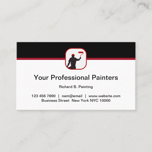 Cartes de visite professionnelles modernes pour pe (Devant)