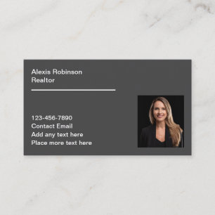 Cartes de visite professionnelles pour agents immo