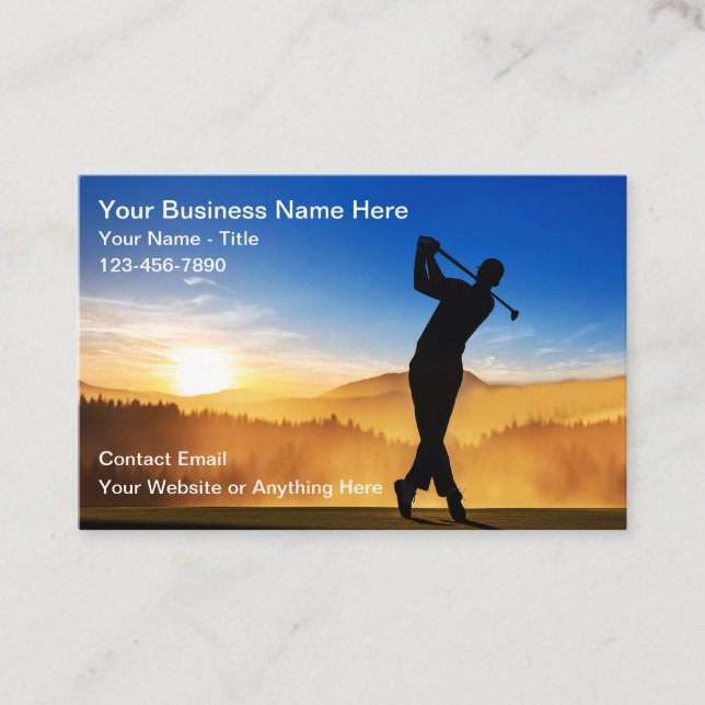 Cartes de visite professionnelles pour entraîneur  (Devant)