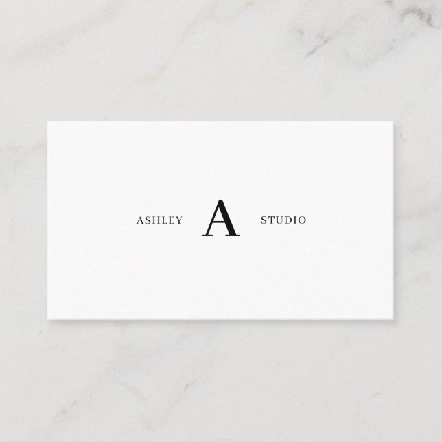 Cartes de visite professionnelles simples et minim (Devant)