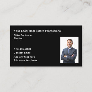 Cartes de visite professionnelles simples pour age