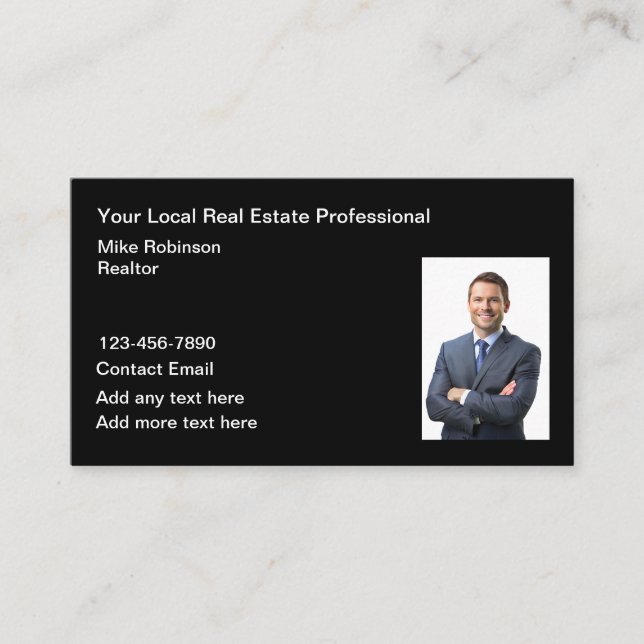 Cartes de visite professionnelles simples pour age (Devant)