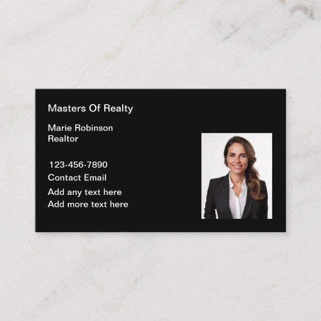 Cartes de visite professionnelles simples pour la  (Devant)