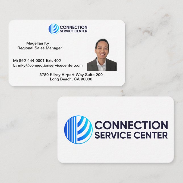 Cartes de visite professionnels (Devant / Derrière)