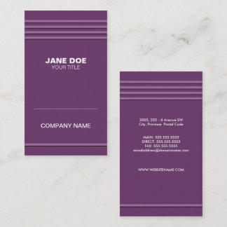 Cartes de visite professionnels