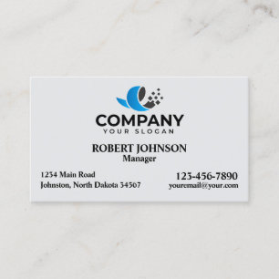 Cartes de visite professionnels avec votre logo