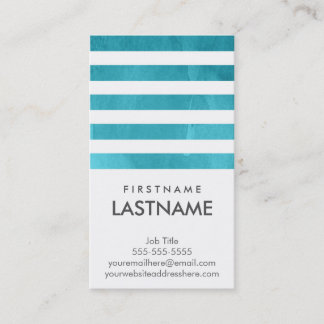 Cartes de visite professionnels de couleur d'eau