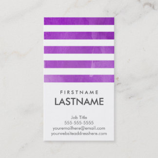 Cartes de visite professionnels de couleur d'eau