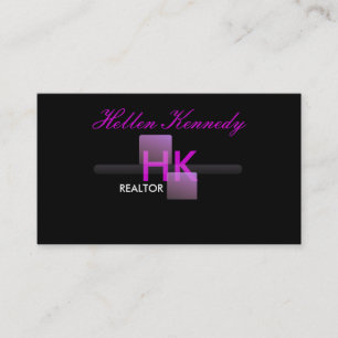 Cartes de visite professionnels de monogramme