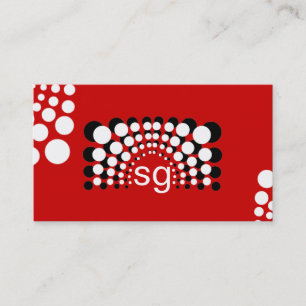 Cartes de visite professionnels de monogramme