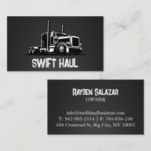 cartes de visite professionnels du camionnage