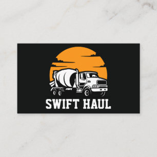 cartes de visite professionnels du camionnage