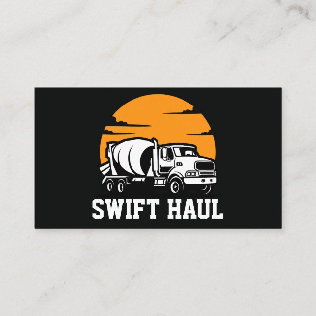 cartes de visite professionnels du camionnage (Devant)