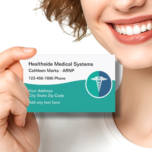 Cartes de visite professionnels Médicales modernes (Créateur téléchargé)