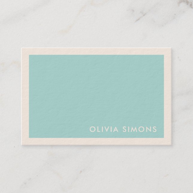 Cartes de visite professionnels minimalistes (Devant)