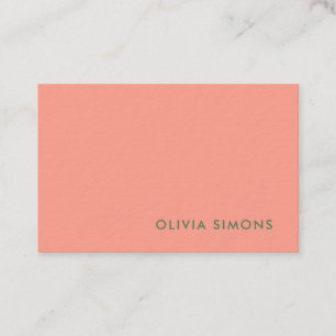 Cartes de visite professionnels minimalistes