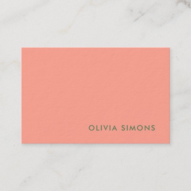 Cartes de visite professionnels minimalistes (Devant)