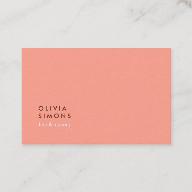 Cartes de visite professionnels minimalistes (Devant)