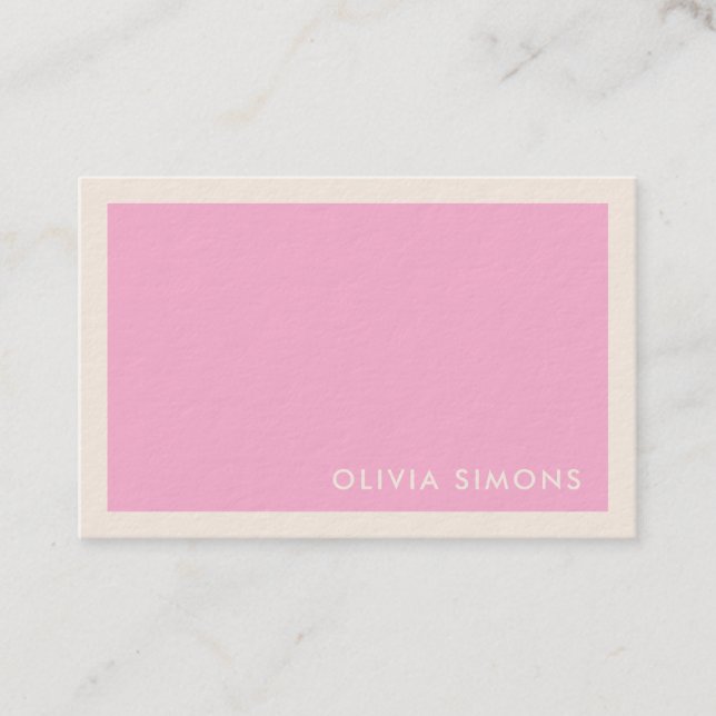 Cartes de visite professionnels minimalistes (Devant)