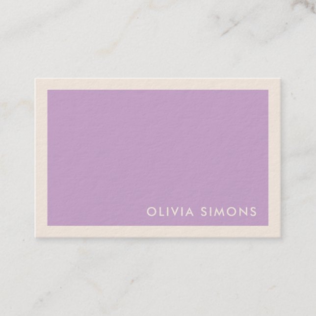 Cartes de visite professionnels minimalistes (Devant)