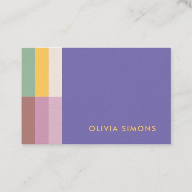 Cartes de visite professionnels minimalistes (Devant)