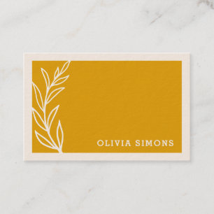 Cartes de visite professionnels minimalistes
